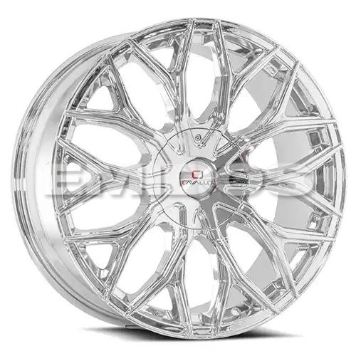 Cavallo CLV-37 Nano Chrome 6x135/139.7 22R 9.5 108 25