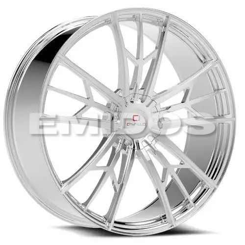 Cavallo CLV-39 Chrome 5x112/114.3 22R 8.5 74.1 38