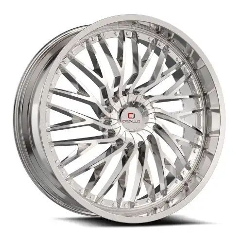 Cavallo CLV-43 Nano Chrome 5x100/114.3 18R 8 74.1 35