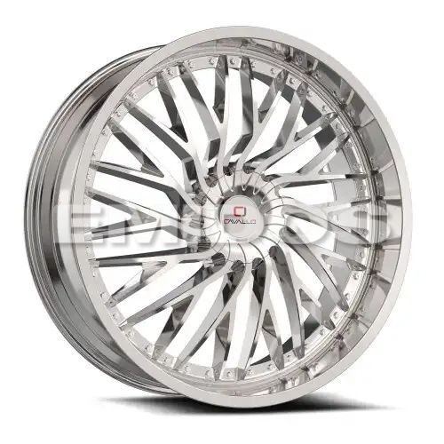 Cavallo CLV-43 Nano Chrome 5x100/114.3 18R 8 74.1 35