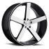 Cavallo CLV-5 Gloss Black & Machined 5x114.3 20R 8.5 74.1 35