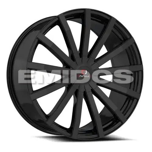 Cavallo CLV-52 Gloss Black 5x114.3/120 18R 8 74.1 35