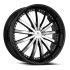 Cavallo CLV-53 Gloss Black & Machined 5x115/120 24R 9 78.1 18
