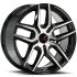 Cavallo CLV-55 Gloss Black & Machined 5x110/114.3 18R 8 74.1 35