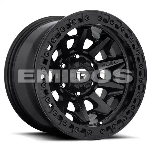 FUEL D114 COVERT BEADLOCK MATTE BLACK 5x127 17R 9 71.5 -15