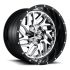 FUEL D211 TRITON CHROME PLATED GLOSS BLACK LIP 6x135/139.7 22R 14 106.1 -70