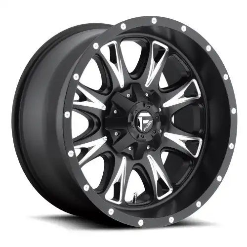 FUEL D513 THROTTLE MATTE BLACK MILLED 5x114.3/127 17R 9 78.1 -12