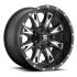 FUEL D513 THROTTLE MATTE BLACK MILLED 6x135/139.7 17R 9 106.1 20