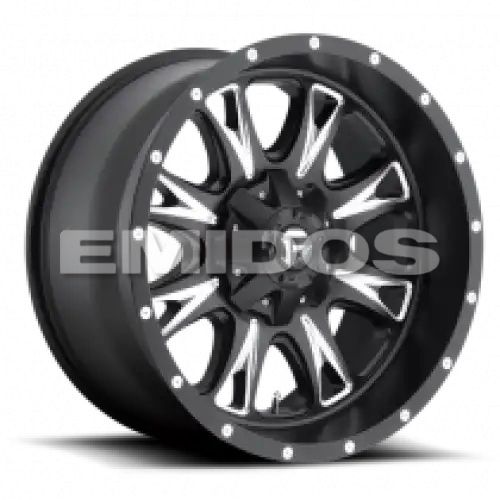 FUEL D513 THROTTLE MATTE BLACK MILLED 5x114.3/127 18R 10 78.1 -12