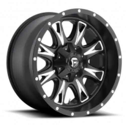 FUEL D513 THROTTLE MATTE BLACK MILLED 6x135/139.7 18R 10 106.1 -24