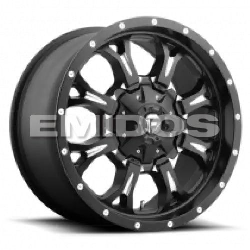 FUEL D517 KRANK MATTE BLACK MILLED 5x127/139.7 17R 9 87.1 20