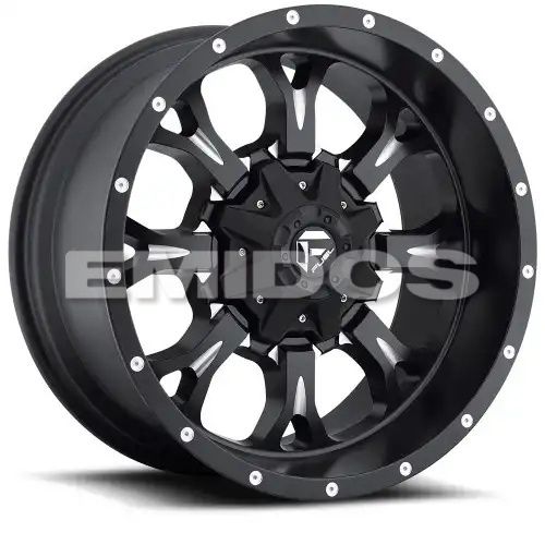 FUEL D517 KRANK MATTE BLACK MILLED 8x180 18R 9 125.1 20