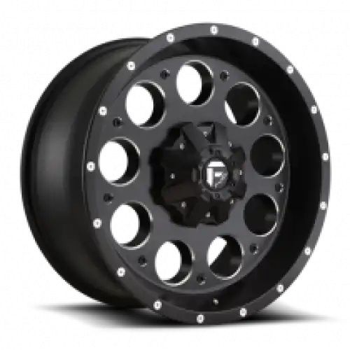 FUEL D525 REVOLVER MATTE BLACK MILLED 8x165.1 16R 8 125.1 1