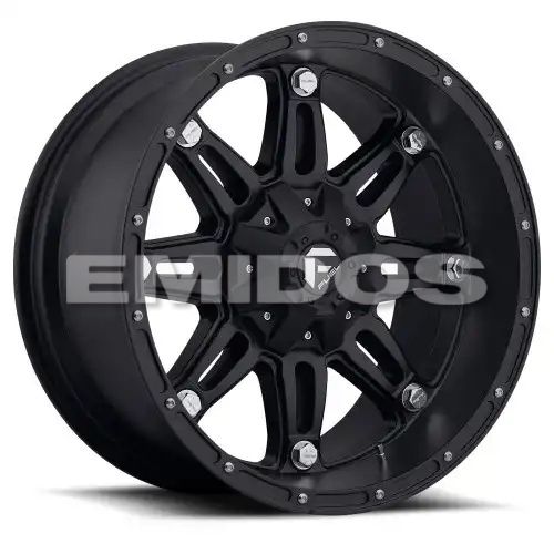 FUEL D531 HOSTAGE MATTE BLACK 8x165.1 18R 9 125.1 1