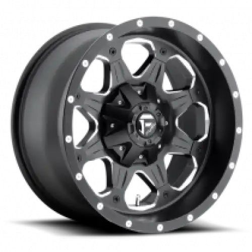 FUEL D534 BOOST MATTE BLACK MILLED 6x139.7 16R 8 108 20