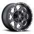 FUEL D534 BOOST MATTE BLACK MILLED 5x114.3/127 18R 9 78.1 -12