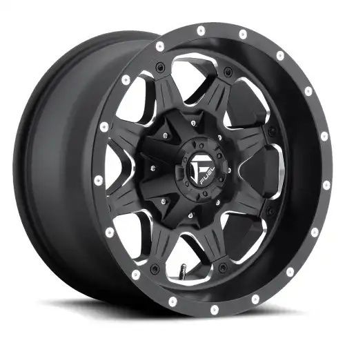 FUEL D534 BOOST MATTE BLACK MILLED 8x165.1 20R 9 125.1 1