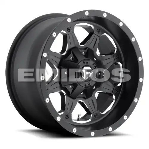 FUEL D534 BOOST MATTE BLACK MILLED 8x165.1 20R 9 125.1 1