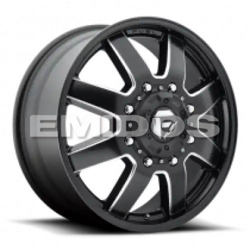 FUEL D538 MAVERICK MATTE BLACK MILLED 8x165.1 20R 8.25 121.5 -265