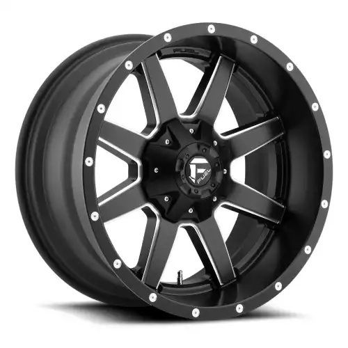 FUEL D538 MAVERICK MATTE BLACK MILLED 8x210 20R 8.25 154.3 -195