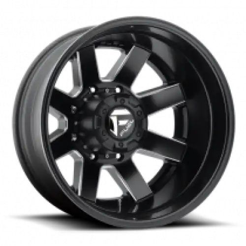 FUEL D538 MAVERICK MATTE BLACK MILLED 8x200 22R 8.25 142 -176
