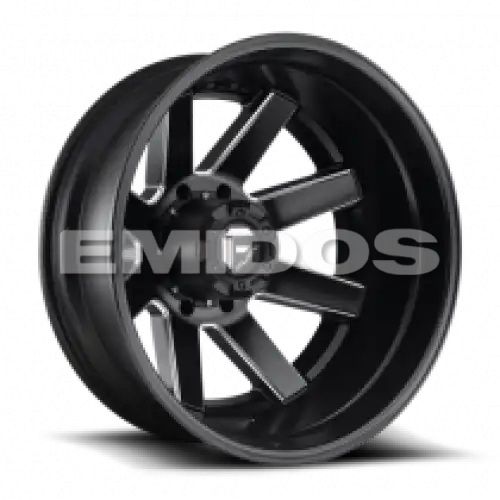 FUEL D538 MAVERICK MATTE BLACK MILLED 8x165.1 24R 8.25 121.5 -265