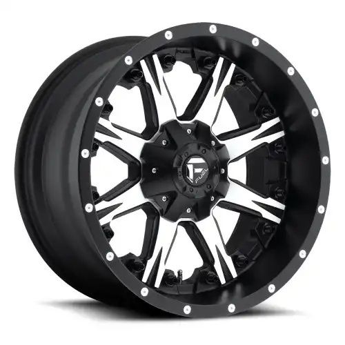 FUEL D541 NUTZ MATTE BLACK MACHINED 8x170 20R 10 125.1 -24