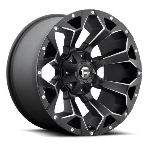 FUEL D546 ASSAULT MATTE BLACK MILLED 8x170 20R 9 125.1 20