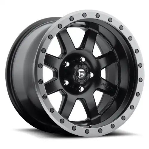 FUEL D551 TROPHY MATTE BLACK GUN METAL RING 6x135 20R 9 87.1 20