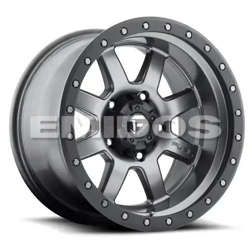 FUEL D552 TROPHY MATTE GUN METAL BLACK BEAD RING 5x114.3 17R 8.5 72.56 -6