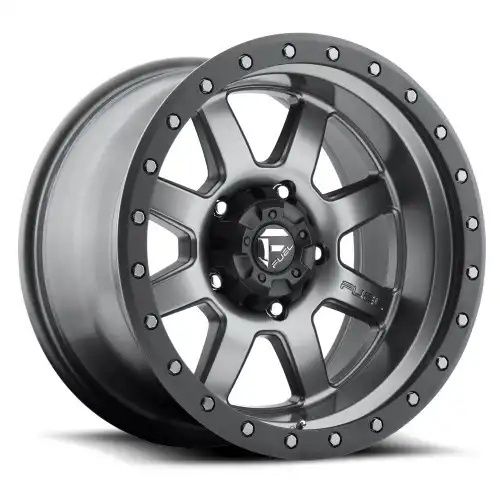 FUEL D552 TROPHY MATTE GUN METAL BLACK BEAD RING 5x127 18R 10 78.1 -24