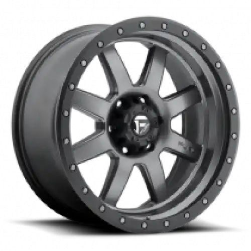 FUEL D552 TROPHY MATTE GUN METAL BLACK BEAD RING 6x135 18R 9 87.1 20