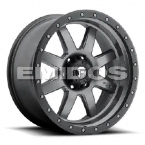FUEL D552 TROPHY MATTE GUN METAL BLACK BEAD RING 6x135 18R 9 87.1 20