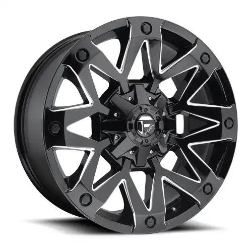 FUEL D555 AMBUSH GLOSS BLACK MILLED 6x135/139.7 20R 9 106.1 1