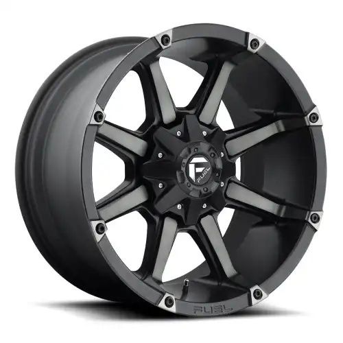 FUEL D556 COUPLER MATTE BLACK DOUBLE DARK TINT 6x120/139.7 20R 9 78.1 19