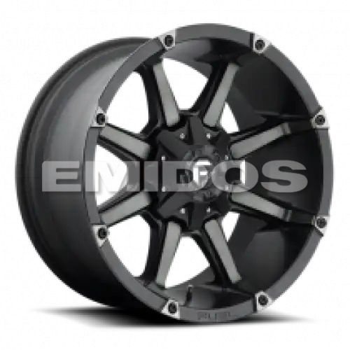FUEL D556 COUPLER MATTE BLACK DOUBLE DARK TINT 8x165.1 20R 9 125.1 20