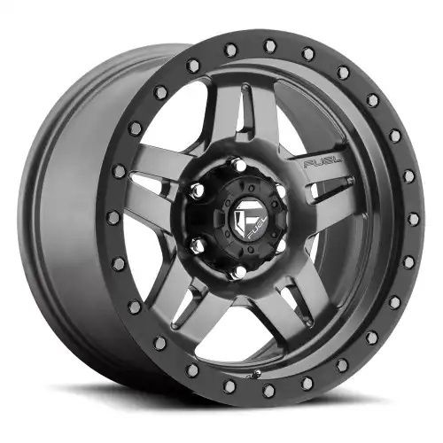 FUEL D558 ANZA MATTE GUN METAL BLACK BEAD RING 5x114.3 17R 8.5 72.56 -6