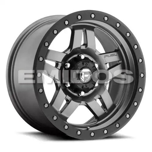 FUEL D558 ANZA MATTE GUN METAL BLACK BEAD RING 5x150 18R 9 110.1 20