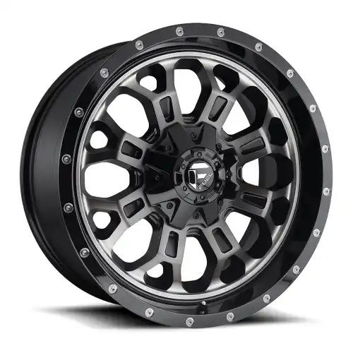 FUEL D561 CRUSH GLOSS MACHINED DOUBLE DARK TINT 8x170 18R 9 125.1 1