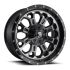 FUEL D561 CRUSH GLOSS MACHINED DOUBLE DARK TINT 8x165.1 18R 9 125.1 20