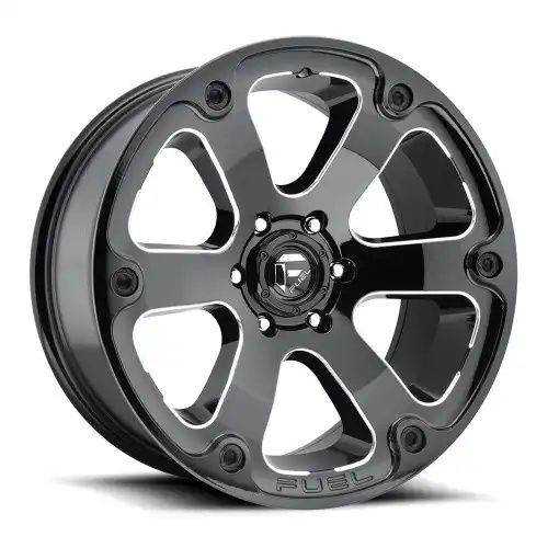 FUEL D562 BEAST GLOSS BLACK MILLED 6x139.7 20R 9 108 20