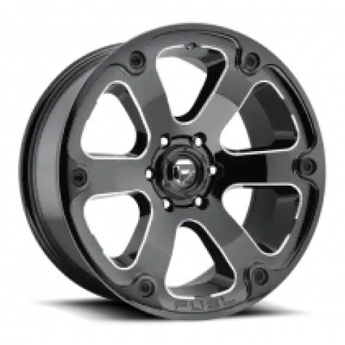 FUEL D562 BEAST GLOSS BLACK MILLED 6x135 20R 9 87.1 20