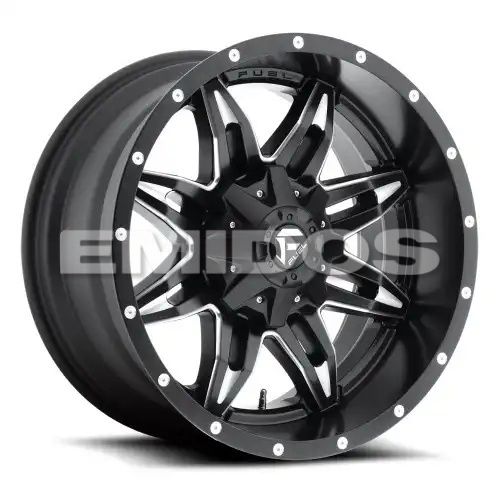 FUEL D567 LETHAL MATTE BLACK MILLED 5x139.7 15R 8 108 -18