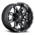 FUEL D567 LETHAL MATTE BLACK MILLED 6x135/139.7 17R 9 106.1 -12
