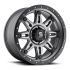 FUEL D568 HOSTAGE III MATTE GUN METAL BLACK BEAD RING 5x127 18R 9 78.1 1