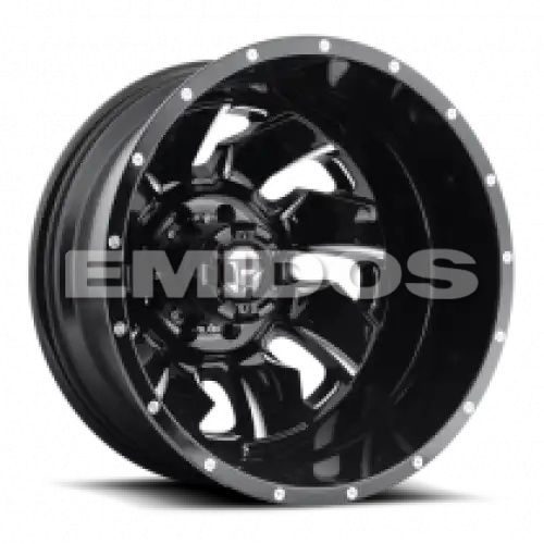FUEL D574 CLEAVER GLOSS BLACK MILLED 8x210 20R 8.25 154.3 -195