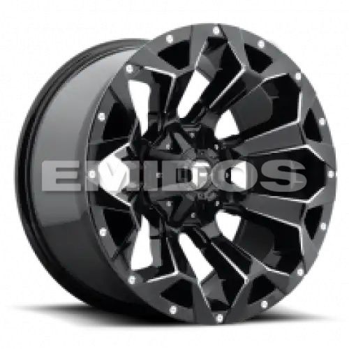 FUEL D576 ASSAULT GLOSS BLACK MILLED 5x114.3/127 17R 9 78.1 -12