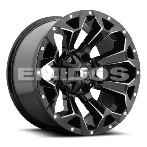 FUEL D576 ASSAULT GLOSS BLACK MILLED 5x114.3/127 18R 9 78.1 -12