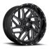 FUEL D581 TRITON GLOSS BLACK MILLED 6x135/139.7 18R 9 106.1 1
