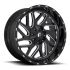 FUEL D581 TRITON GLOSS BLACK MILLED 8x180 20R 10 124.2 -18